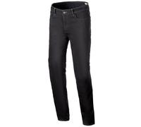 Alpinestars Cult-8 Stretch Denim Jeans Motorbike Motorcycle Black Rinse