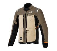 Alpinestars Cusco Drystar waterproof Motorcycle Textile Jacket, brown/grey, size XL