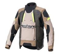 Alpinestars Halo Drystar MC Jacket Dark Khaki/Sand/Yellow FluoXXL Dark Khaki,Sand,Yellow Fluo