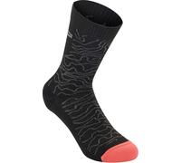 Alpinestars Drop 15 Socks, black-grey, size S for Men