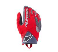 Alpinestars Durack Motorcycle Gloves, red/grey, size 2XL