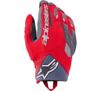 Alpinestars Durack Motorcycle Gloves, grey-red, size XL for Men