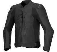 Alpinestars Dusk Airflow perforated Motorcycle Leather Jacket, black, size 58 for Men