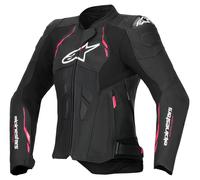 Alpinestars Stella Dusk Ladies Motorcycle Leather Jacket, black-pink, size 40 for Women