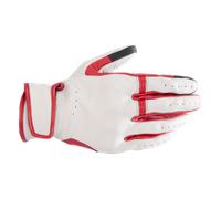 Alpinestars Dyno Leather MC Gloves Ecru/Ruby RedXL Ecru,Ruby Red