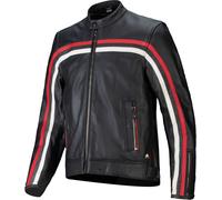 Alpinestars Dyno Motorcycle Leather Jacket, black/red/white, size M
