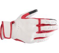 Alpinestars Dyno perforated Motorcycle Gloves, white/black/red, size XL