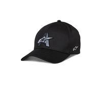 Alpinestars Elemental Men's Curved Flexfit Hat/Cap - Black/Grey