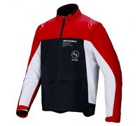 Alpinestars Lite-Dura Softshell Motocross Jacket, black-white-red, size M for Men