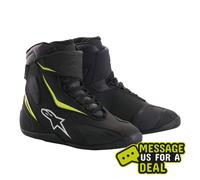Alpinestars Fastback-2 Drystar Shoes - Black/Flo Yellow