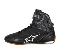 Alpinestars Faster-3 Mens Motorbike Boots - Black Dark Grey Gum UK 11.5