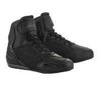 Alpinestars Faster-3 Drystar Motorcycle Motorbike Shoes - Black/Cool Grey