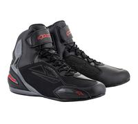 Alpinestars Faster-3 Drystar Motorcycle Motorbike Shoes - Black/Grey/Red