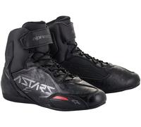 Alpinestars Faster-3 Gunmetal Motorcycle Shoes, black-grey, size 40 for Men