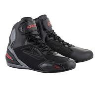 Alpinestars Faster-3 Motorcycle Motorbike Boots Drystar Black Grey Red
