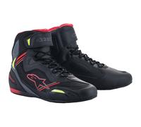 Alpinestars Faster-3 Ride Knit Shoes - Black/Red/Flo Yellow