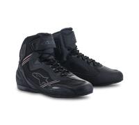 Alpinestars Faster-3 Rideknit Motorcycle Motorbike Shoes - Black / Black