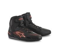 Alpinestars Faster 3 Rideknit Motorcycle Shoes, black-red, size 42