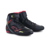 Alpinestars Faster-3 Rideknit® MC Shoes Black/Grey/Red Fluo42 Black,Grey,Red Fluo