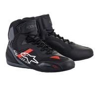 Alpinestars Faster-3 Rideknit Motorcycle Shoes, black-grey-red, size 44 for Men
