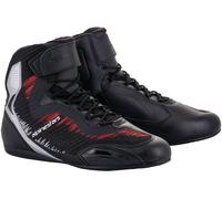 Alpinestars Faster-3 Rideknit Motorcycle Shoes, black-red-silver, size 41 for Men