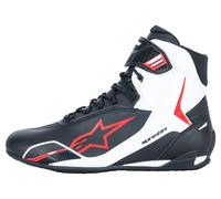 Alpinestars Faster-4 Motorcycle Shoes, black-white-red, size 46 for Men