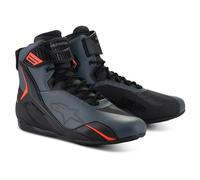 Alpinestars Faster-4 Motorcycle Shoes, black/grey/red, size 11