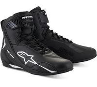 Alpinestars Faster-4 Motorcycle Shoes, black/white, size 7