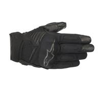 Alpinestars Faster Motorcycle Motorbike Textile Gloves Black / Black