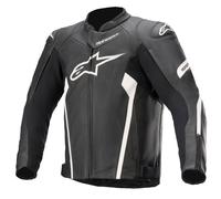 Alpinestars Faster V2 Leather Motorcycle Jacket White