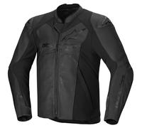 Alpinestars Faster V3 Motorcycle Leather Jacket, black, size 52