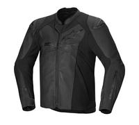 Alpinestars Faster v3 Leather Motorcycle Jacket Mens Sports Race Track Black Red