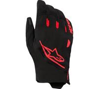 Alpinestars Faster V3 Plasma Drystar waterproof Motorcycle Gloves, black/red, size S