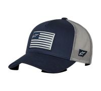 Alpinestars Men's Flag Snapback Trucker Hat Navy/Grey