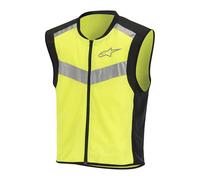 Alpinestars Flare Neon Motorcycle Motorbike Vest Black / Fluo Yellow