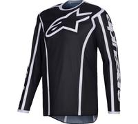 Alpinestars Fluid Apex Motocross Jersey, white-red, size XL for Men