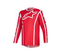 Alpinestars Fluid Apex MX Jersey Red/WhiteXL Red,White