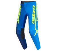 Alpinestars Fluid Apex MX Trousers Blue/Yellow Fluo32 Blue,Yellow Fluo