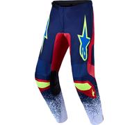 Alpinestars Fluid Drag Motocross Pants, blue/red/white, size 36
