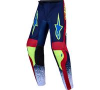 Alpinestars Fluid Drag Youth Motocross Pants, blue/red/white, size 30