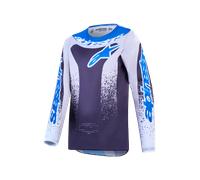 Alpinestars Fluid Drag Youth MX Jersey Graystone/Light Lilac/UCLA/BlackS Graystone,Light Lilac,UCLA,Black