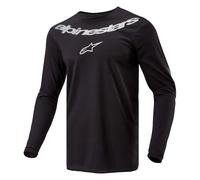 Alpinestars Fluid Graphite Moto Motocross Off-Road MX Jersey Black