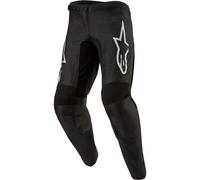 Alpinestars Fluid Graphite Moto Motocross Off-Road MX Trouser Black / Silver