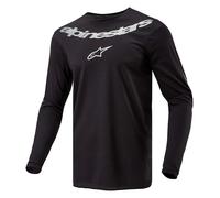 Alpinestars Fluid Graphite Motocross Off-Road MX Jersey Black