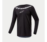 Alpinestars Fluid Graphite MX Jersey (Black/Silver)