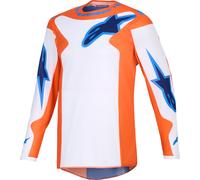 Alpinestars Fluid Grid Motocross Jersey, blue-orange, size XL for Men