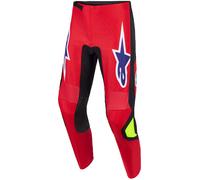 Alpinestars Fluid Grid Motocross Pants, black-white-red-purple, size 40 for Men