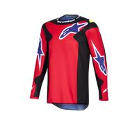 Alpinestars Fluid Grid Motocross Jersey, black-red, size L for Men