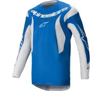 Alpinestars Fluid Haul Motocross Jersey, white-blue, size M for Men