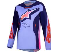 Alpinestars Fluid Hunt Youth Motocross Jersey, purple/pink, size XL
